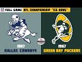 Madden NFL 2004 Historic Teams 1967 Dallas Cowboys Vs 1967 Green Bay Packers The Ice Bowl