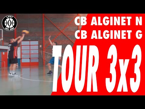 J1 - CB ALGINET 3x3 NEGRO vs CB ALGINET 3x3 GRIS - La Ribera Tour 3x3 2023 - Challenger ENERO