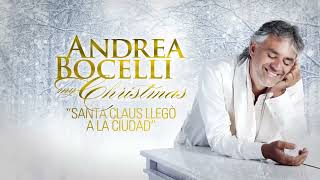 Kadr z teledysku Santa Claus llegó a la ciudad tekst piosenki Andrea Bocelli