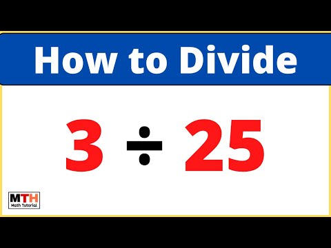 3 divided by 25 (3÷25) | Long Division
