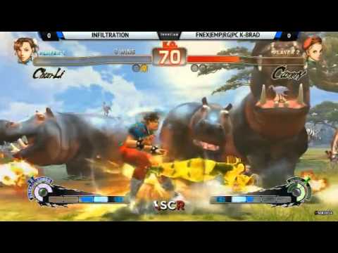 SCR 2014 - Infiltration (Chun-Li) vs. K-Brad (Cammy) - AE Grand Finals