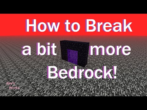 How to Break a bit more Bedrock! Minecraft Vanilla Survival | Ray's Works Video
