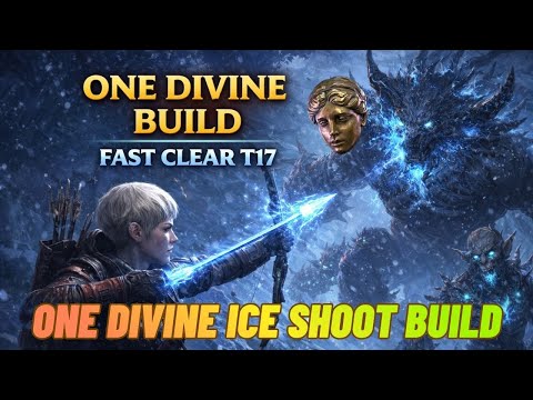 1 Divine Ice Shot Build ❄️ Fast T17 Clear & Bosses | PoE 2