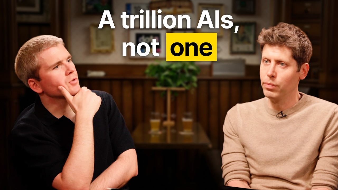 Why Sam Altman is against a single superintelligence - YouTube