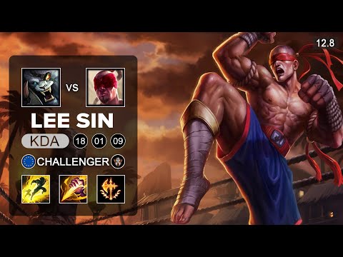 Lee Sin vs Rengar Jungle - EUW Challenger - Patch 12.8 Season 12