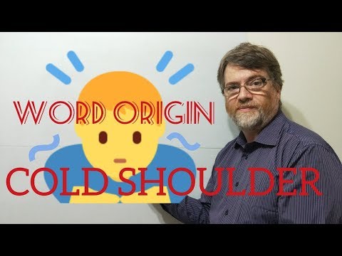 English Tutor Nick P Word Origins (85) Cold Shoulder