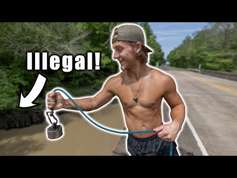 Illegal Dumping Ground Discovered While Magnet Fishing - Hopefully This Isn’t Radioactive!