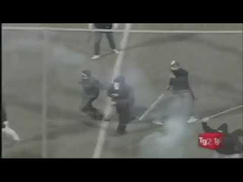 Avellino - Napoli, Serie B 2003-2004, death of Sergio Ercolano, Tg2 report