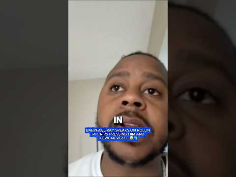 BabyFace Ray Speaks On Rollin 60 Crips Pressing Him And Icewearvezzo  #icewearvezzo #babyface