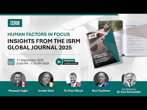 Human Factors in Focus – Insights from the ISRM Global Journal 2025