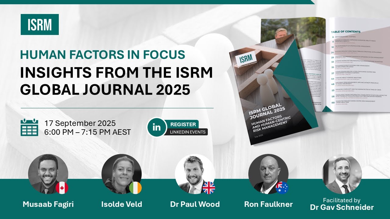 Human Factors in Focus – Insights from the ISRM Global Journal 2025