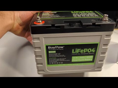 RoyPow 12V 30AH lithium iron phosphate (LiFePO4) deep cycle rechargeable battery