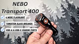 Have you seen this? A charger, flashlight and glass-breaker combo by Nebo?
