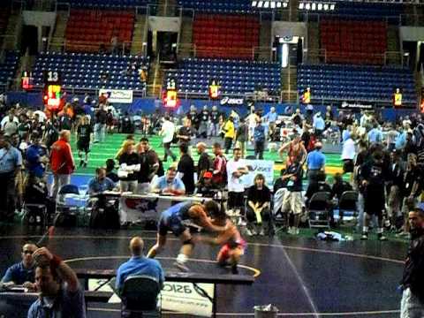 Evan Knight (IA) vs. Austin Coburn (VA) Fargo Junior Freestyle Wrestling 171lbs