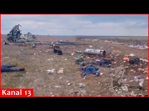 What is left from the downed Russian plane and crew members
