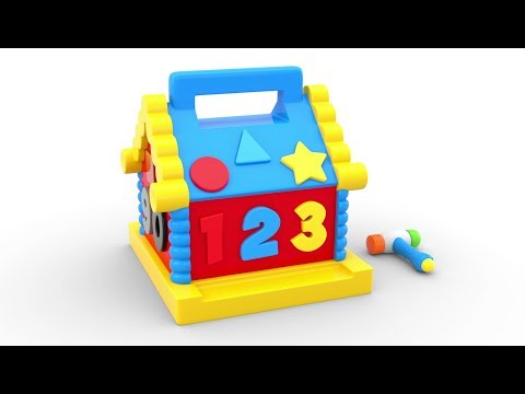 Learn Shapes and Numbers with Wooden Hammer Educational Toys - Numbers & Shapes Collection