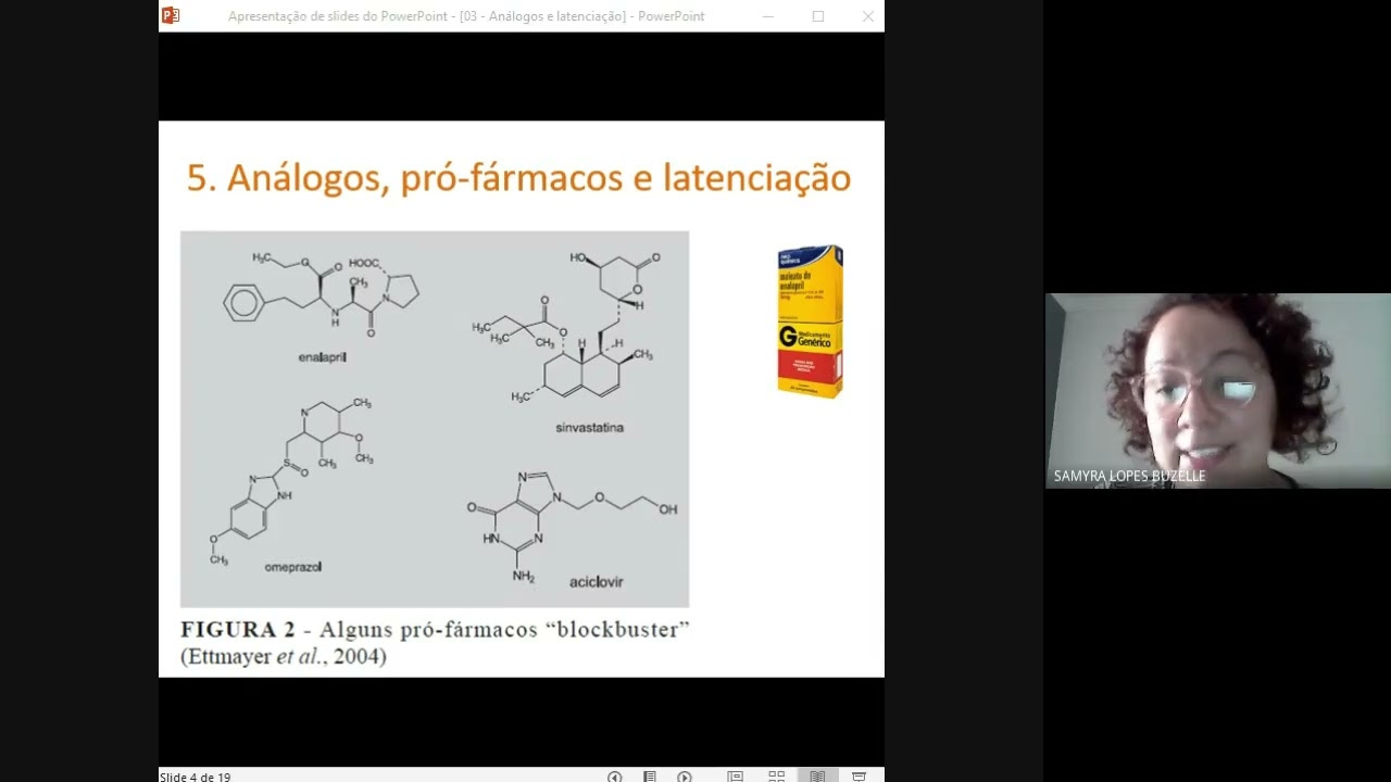 Química farmacêutica - Modificação molecular Latenciaçao