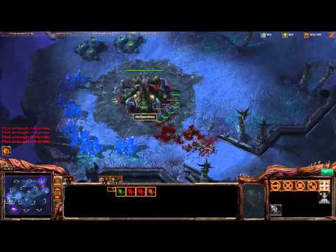 ROOTDestiny (Z) vs. vileSpanishiwa (Z) [Game 2] - Starcraft 2 Showmatch