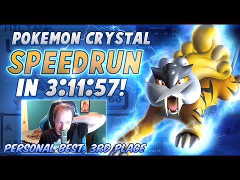 Pokemon Crystal Speedrun in 3:11:57! (Previous Personal Best, 3rd Place!)