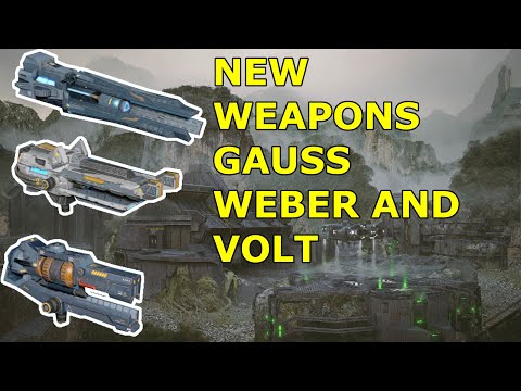 New Weapons Volt, Weber and Gauss. War Robots Test Server.