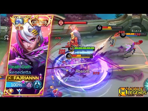 TOP GLOBAL BENEDETTA | BENEDETTA HIGH DAMAGE | BENEDETTA GAMEPLAY MOBILE LEGENDS