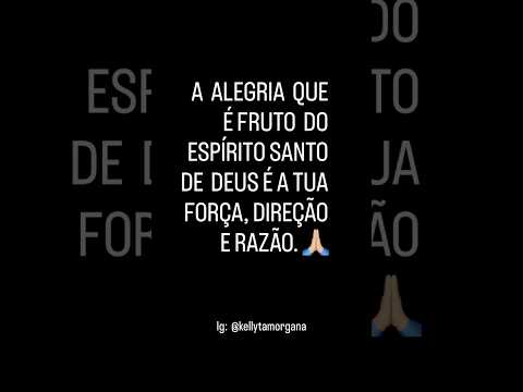 Receba a alegria quem vem do Espírito Santo. 🙏🏻🙌🏻❤️‍🔥#cristo