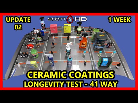Ceramic Coating Longevity Test - 41 WAY - The ULTIMATE comparison test - UPDATE 02 - 3 new failures!
