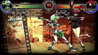 Skullgirls 2nd Encore: Ms.Fortune/Robo-Fortune combo 8321 dmg