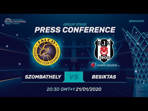 Falco Szombathely v Besiktas Sompo Sigorta - Press Conference - Basketball Champions League 2019/20