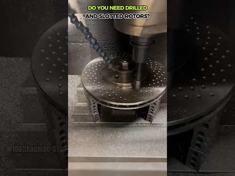 Do You Need Drilled And Slotted Rotors? #automobile #vehiclesproblem #brakingrotors