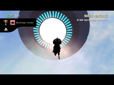 Getting abducted by a UFO in Goat Simulator