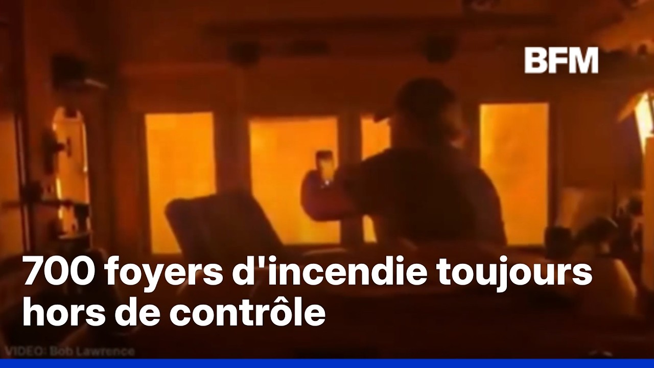Canada: un train traverse un impressionnant brasier en Ontario