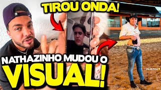 NATHAZINHO MUDOU O VISUAL E WESLEY TIROU ONDA COM ELE
