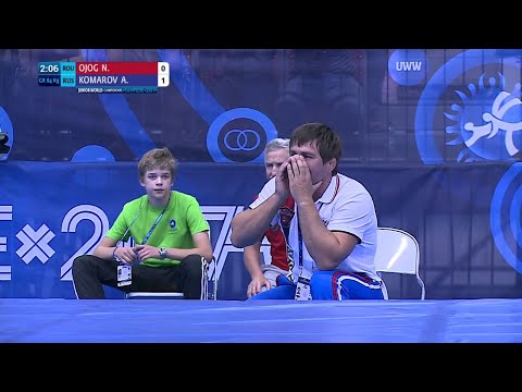 1/4 GR - 84 kg: A. KOMAROV (RUS) df. N. OJOG (ROU) by VPO1, 3-1