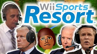 US Presidents Play Wii Sports Swordplay Showdown 2