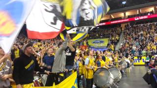 preview picture of video 'ALBA BERLIN vs medi Bayreuth 83-73, Fangesänge der Alba-Fans'