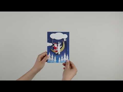 Santa’s Buddy Holiday Pop-Up Cards - Set of 8