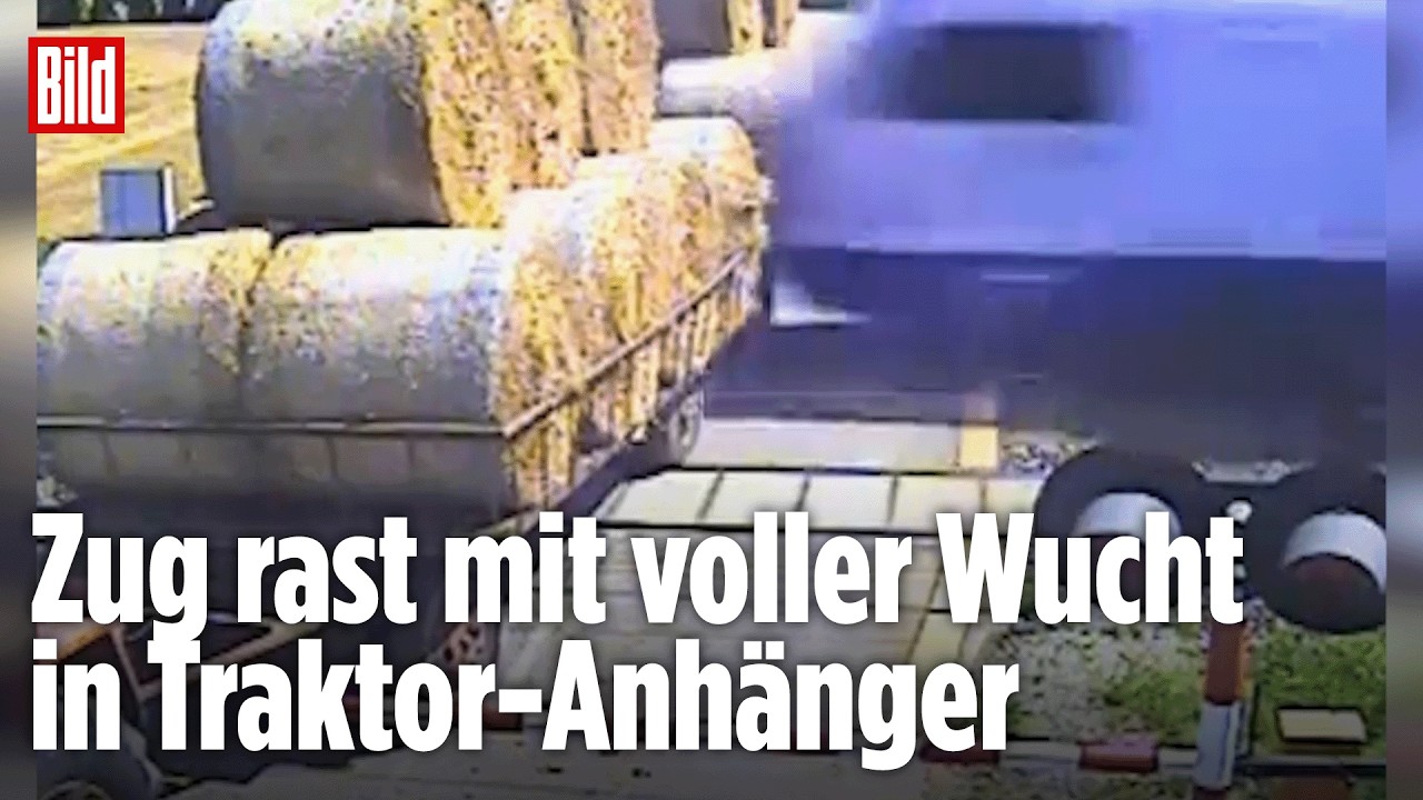 Polen: Betrunkener Traktorfahrer verursacht Zug-Crash