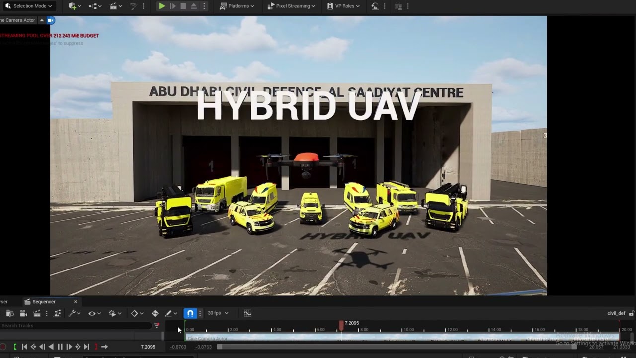 Abu Dhabi Firefighting Drone