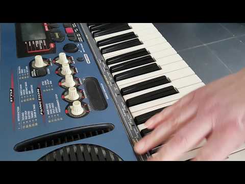 YAMAHA DJX - Demonstrating a few Styles