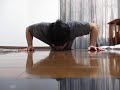 止めあり腕立て伏せ100回 100 Push ups in one set