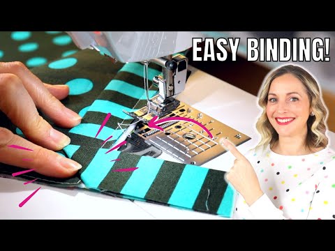 How to Bind a Quilt for Beginners, using a Sewing Machine!!