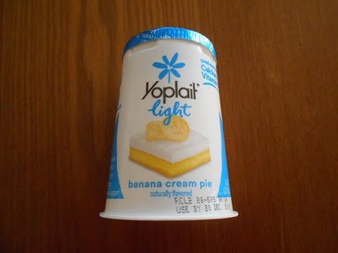 Yoplait Light Banana Cream Pie Yogurt Review