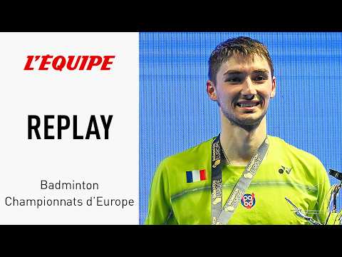 Badminton - Christo Popov CHAMPION D'EUROPE après sa victoire en finale face à Anders Antonsen