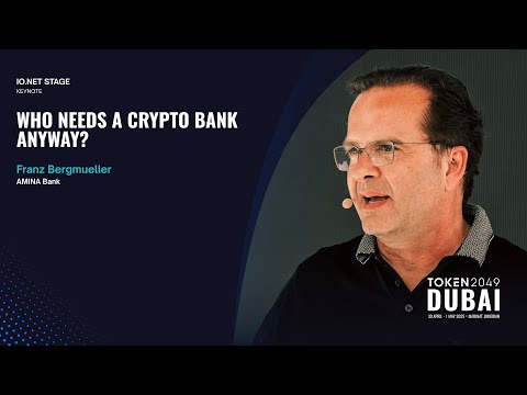 Who Needs a Crypto Bank Anyway? - TOKEN2049 Dubai 2025