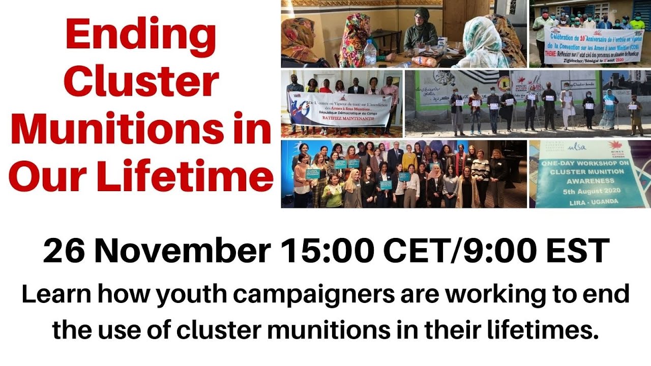 Ending Cluster Munitions in Our Lifetimes