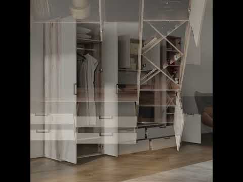 Гостиная Оливия (делано светлый/сатин)