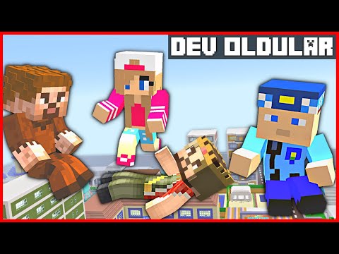 ŞEHİRDEKİ HERKES DEV OLDU! 😱 - Minecraft