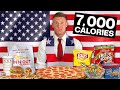 I ate the AVERAGE AMERICAN DIET for 24 hours *7,000 CALORIES*