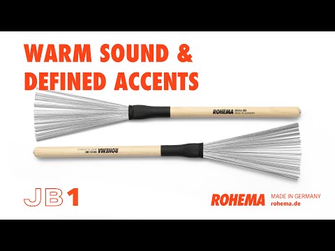 Rohema JB1 - Jazz Brushes - Hickory Handle w/ Metal Brushes image 2